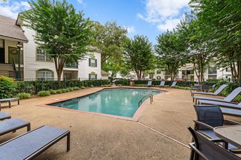 Two sparkling outdoor pools